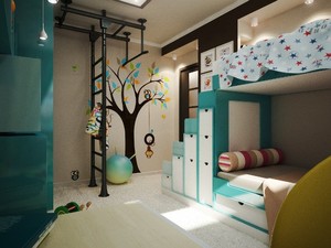 Дизайн комнаты  для мальчика