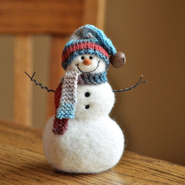 Снеговик Пошаговое Фото