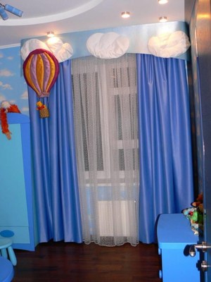 Дизайн штор в детскую 