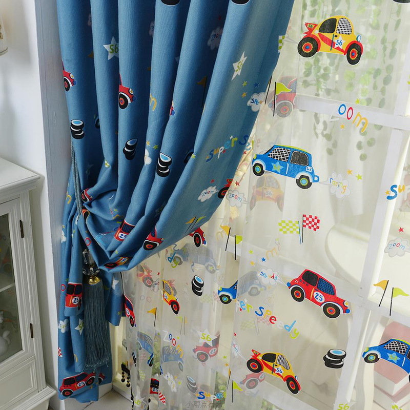 Дизайн штор в детскую комнату для мальчика